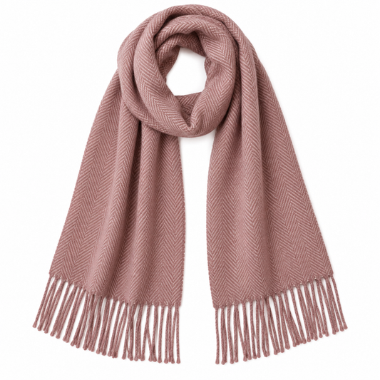 Scarf on white background